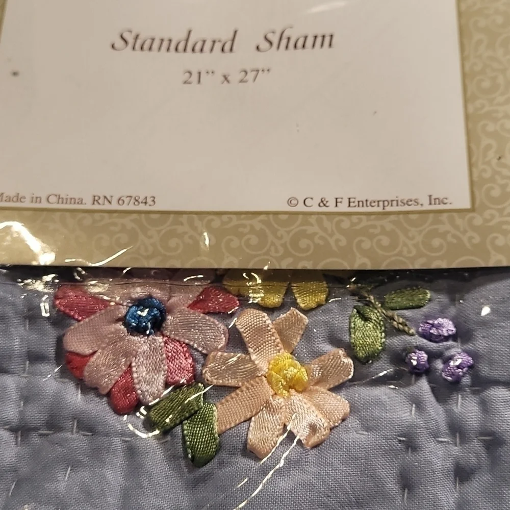 C&J Standard Pillow Sham NWT